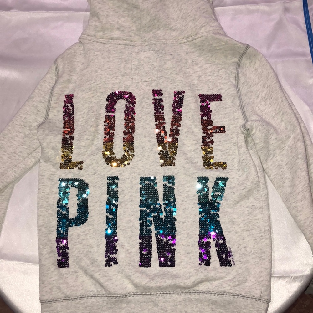Pink hoodie